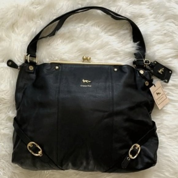 Emma Fox Handbags - Vintage Emma Fox Leather satchel NWT